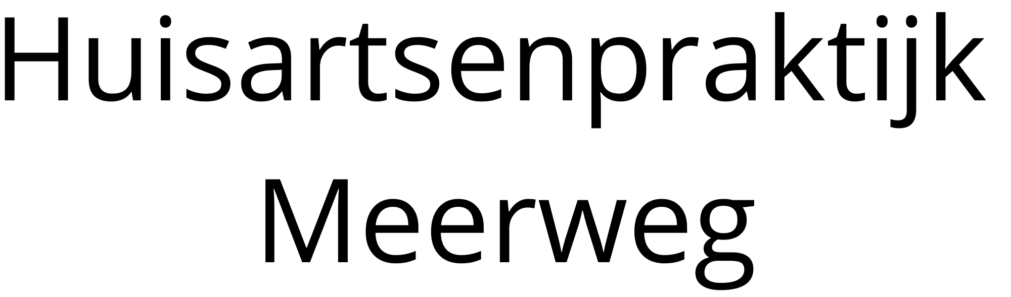 Logo Huisartsenpraktijk Meerweg